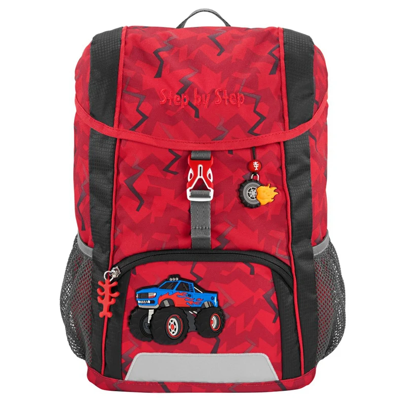 Step by Step KID - Set de mochila 3 piezas 35 cm (Monster Truck Rocky)