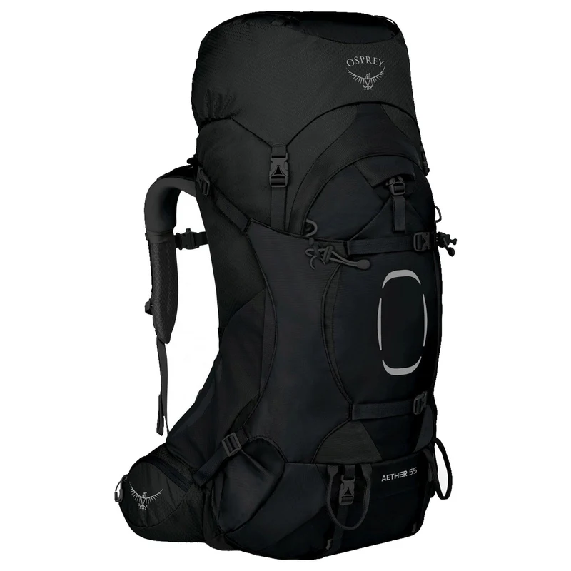 Osprey Aether 55 S/M - Mochila de trekking 78 cm (black, 55 cm (S/M))