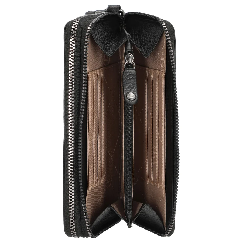 bugatti Elsa - Cartera 22cc 19 cm RFID (black)