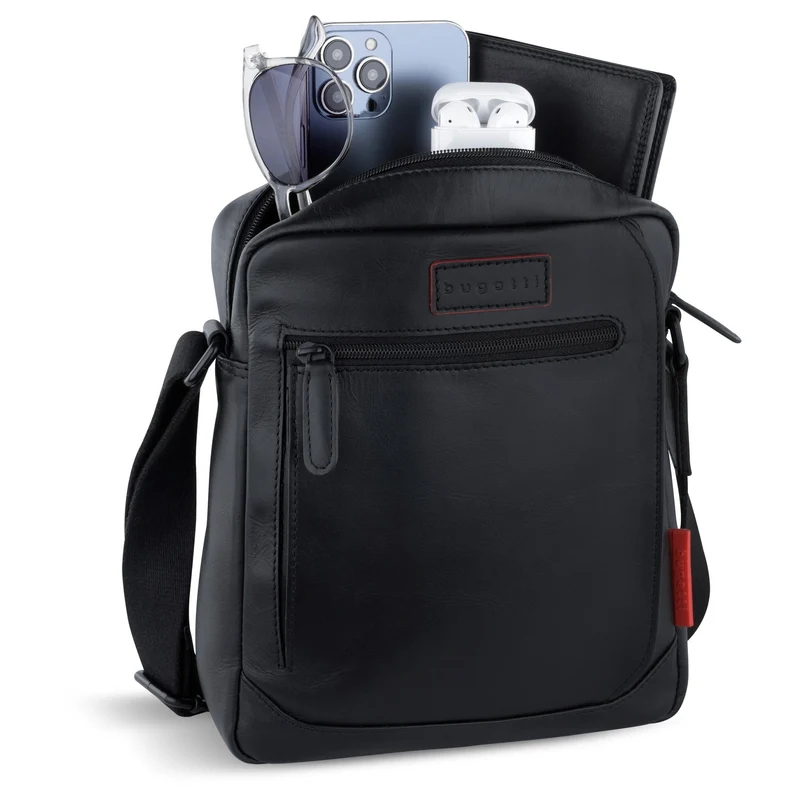 bugatti Clark - Bolso bandolera 25 cm (schwarz)