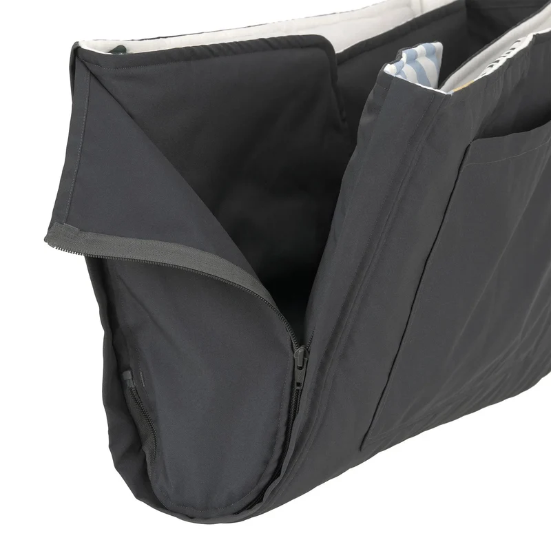 Lässig Mamaki Bag - Bolsa de mano con alfombra de juegos (anthracite)