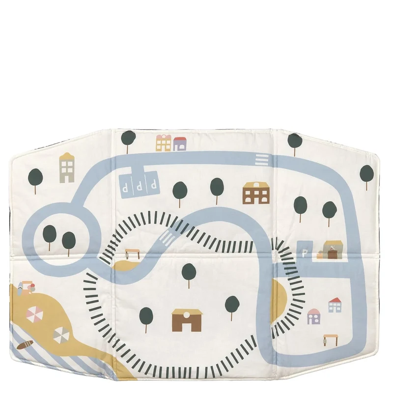 Lässig Mamaki Bag - Bolsa de mano con alfombra de juegos (anthracite)
