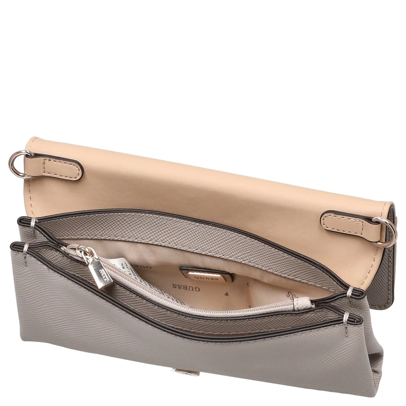 Guess Noelle II Xbody Flap - Bolso bandolera 21 cm (taupe)