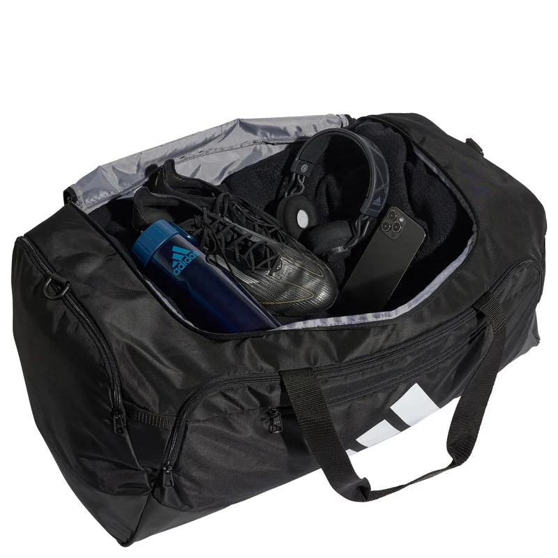 adidas Tra Def Duffle L - Bolsa de viaje L (black/white)