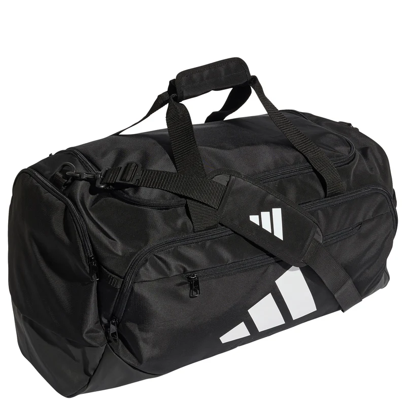 adidas Tra Def Duffle M - Bolsa de viaje M (black/white)
