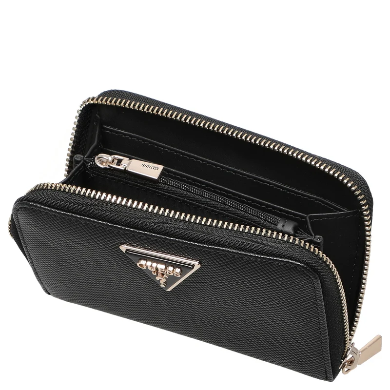 Guess Laurel II SLG Medium Zip Around - Cartera (black)