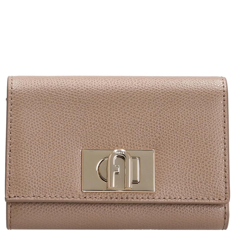 Furla 1927 M Compact Wallet - Cartera M 8cc 13 cm (greige)