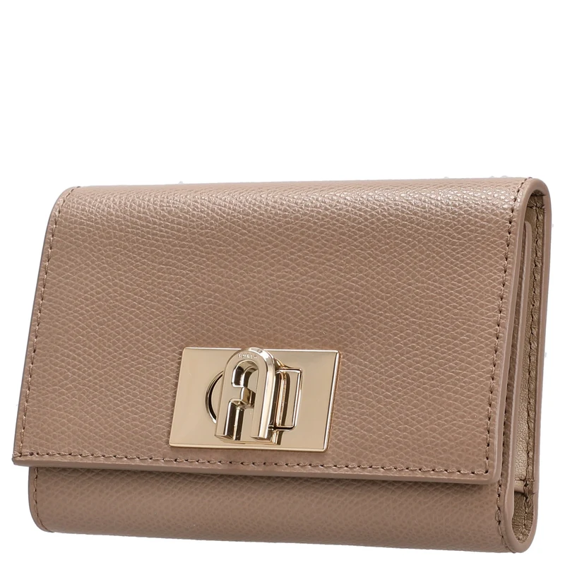 Furla 1927 M Compact Wallet - Cartera M 8cc 13 cm (greige)