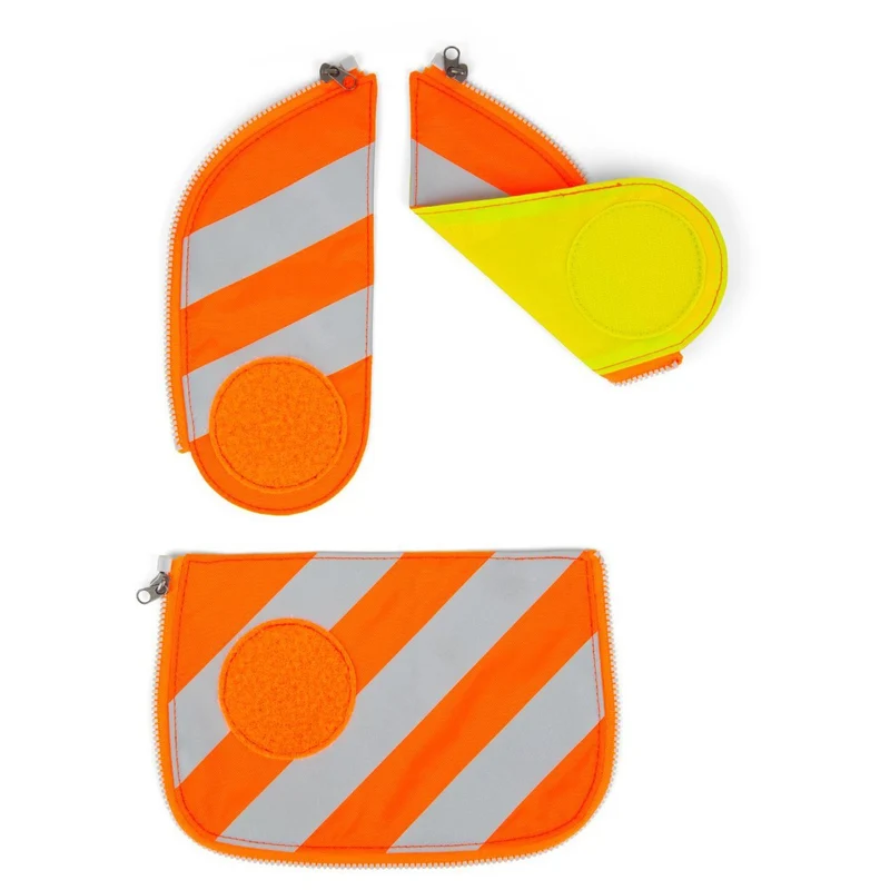 Ergobag Zubehör Cubo Light - Set de seguridad 3 piezas (bis Modell 2018) (orange)