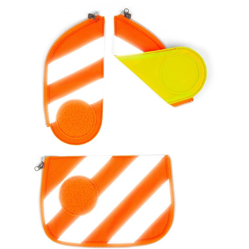 Ergobag Zubehör Cubo Light - Set de seguridad 3 piezas (bis Modell 2018) (orange)