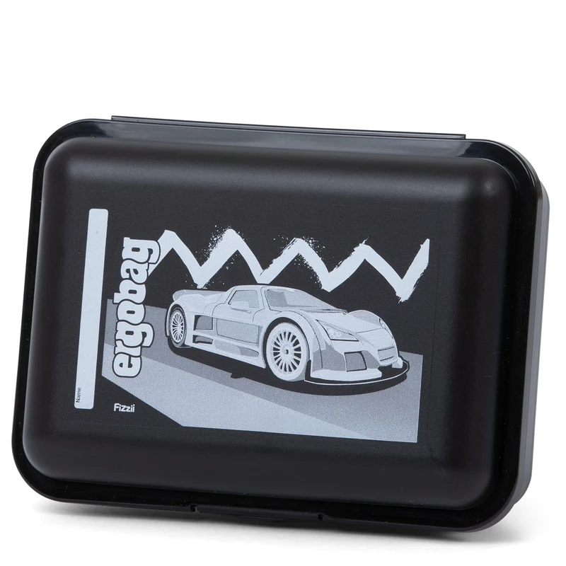 Ergobag Zubehör - Caja de almuerzo 18 cm (Coche de carreras)