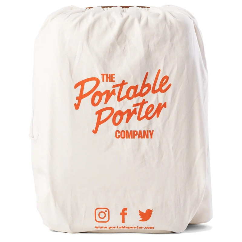 The Portable Porter Company Carry On - Trolley de cabina con 4 ruedas 56 cm (warm sand)