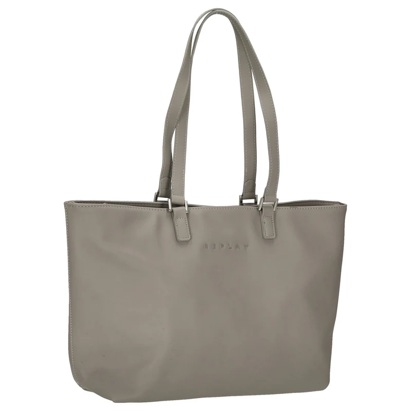 Replay - Bolso shopper 34 cm (cement grey)