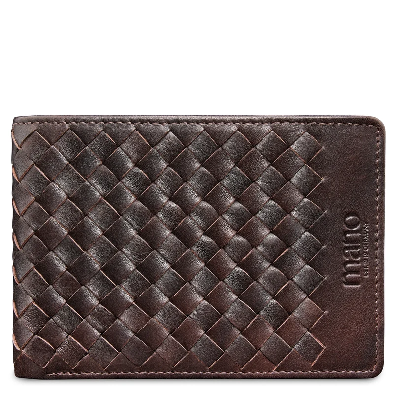 Mano Don Luca - Cartera 13 cm (dunkelbraun)