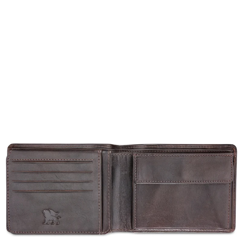 Mano Don Luca - Cartera 13 cm (dunkelbraun)