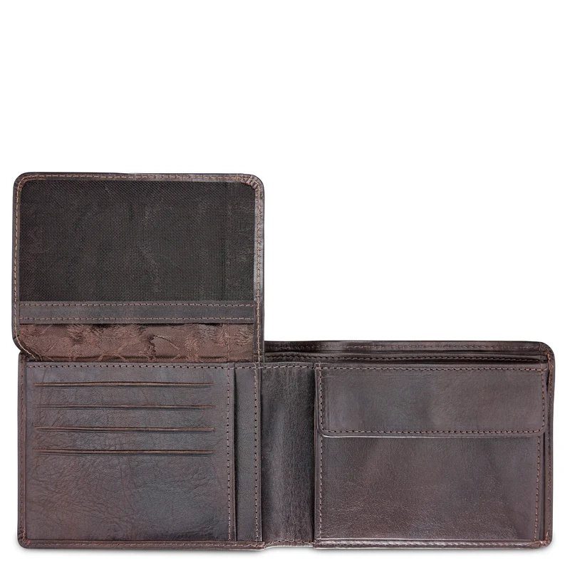 Mano Don Luca - Cartera 13 cm (dunkelbraun)