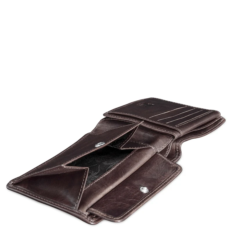 Mano Don Luca - Cartera 13 cm (dunkelbraun)