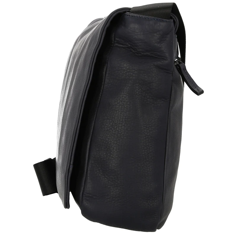 Leonhard Heyden Den Haag - Bolso bandolera L Leder 13" 39 cm (blau)