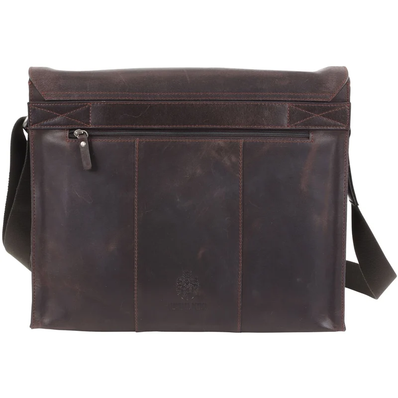 Leonhard Heyden Dakota - Bolso bandolera L Leder 38 cm (braun)