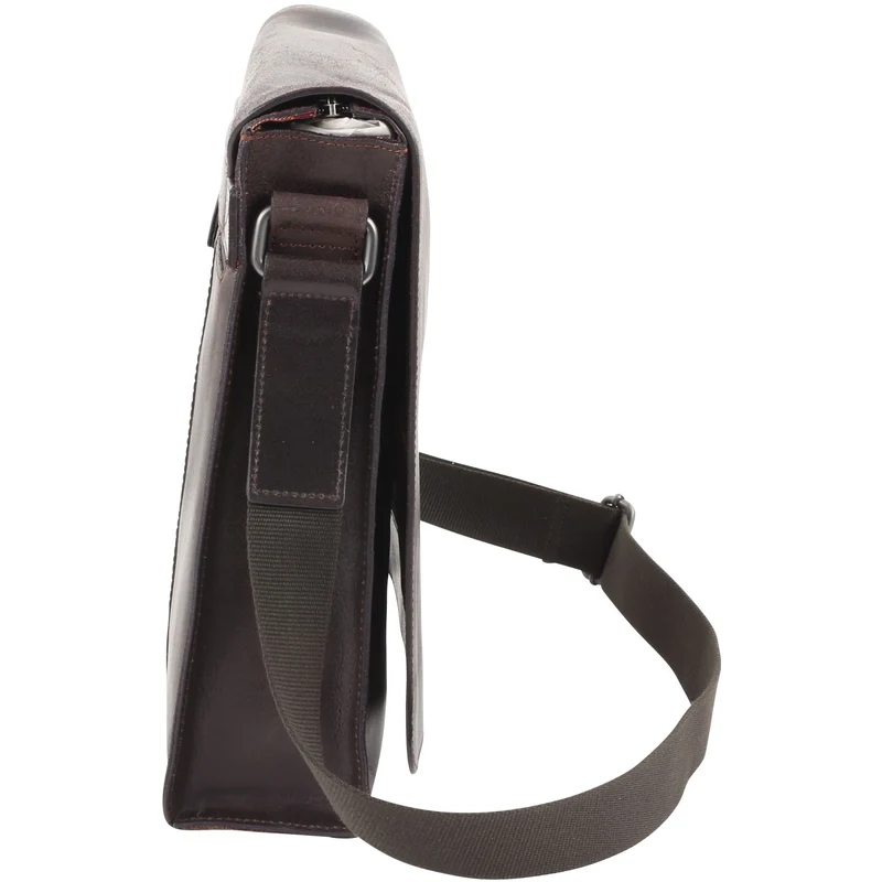 Leonhard Heyden Dakota - Bolso bandolera L Leder 38 cm (braun)