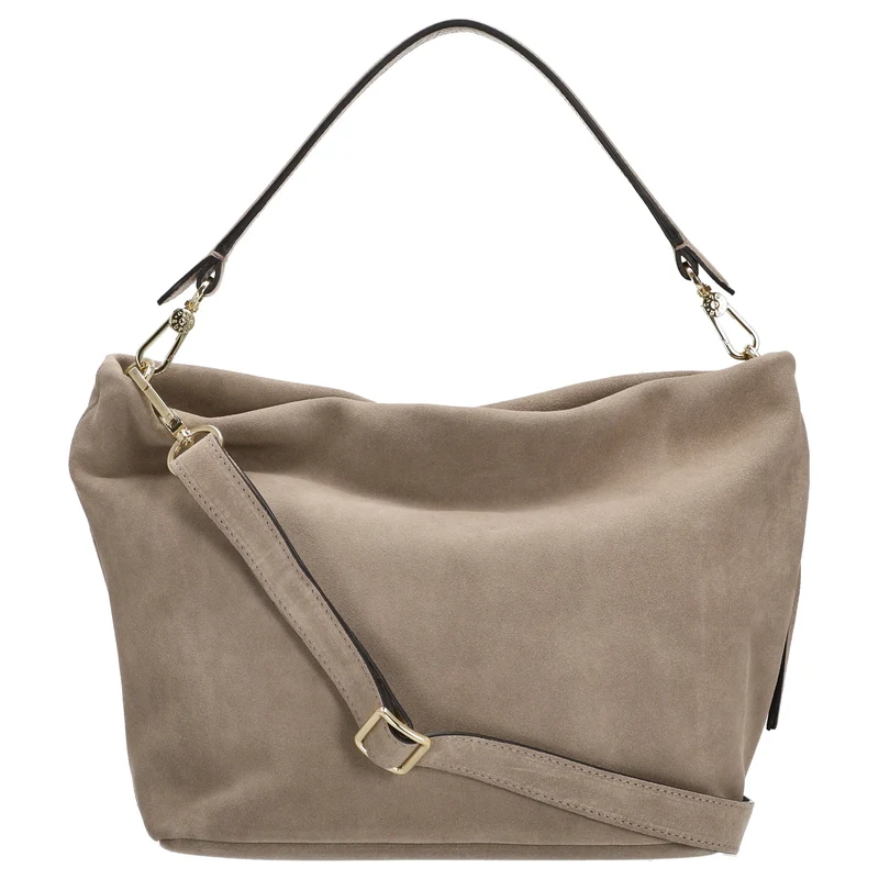 abro Ebony Suede - Bolso saco 28 cm (siena)