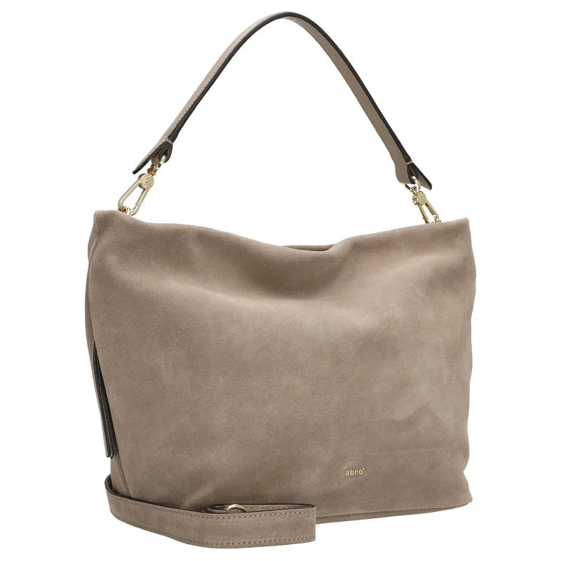 abro Ebony Suede - Bolso saco 28 cm (siena)