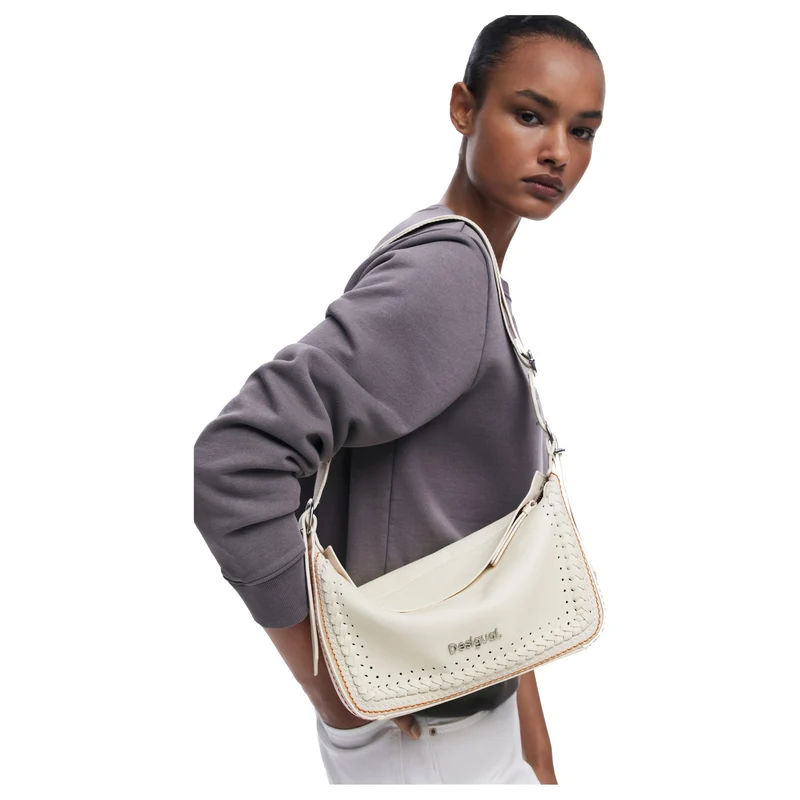Desigual Trama Munich - Bolso de hombro 27.5 cm (raw)