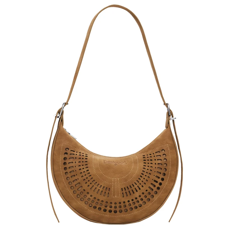 Desigual Orbis Cascais - Bolso de hombro 29 cm (camel)