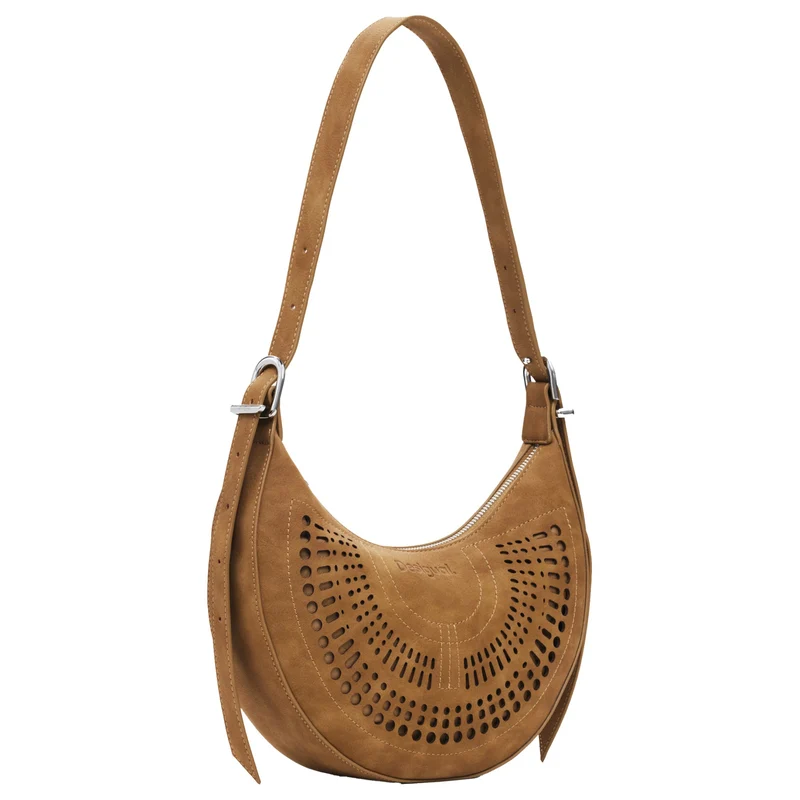 Desigual Orbis Cascais - Bolso de hombro 29 cm (camel)