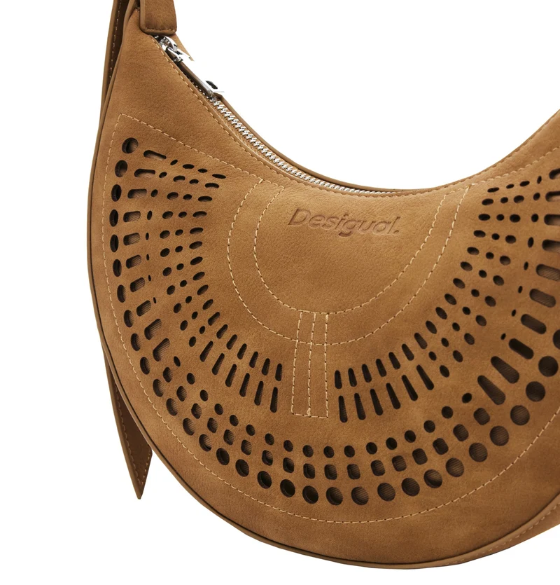 Desigual Orbis Cascais - Bolso de hombro 29 cm (camel)