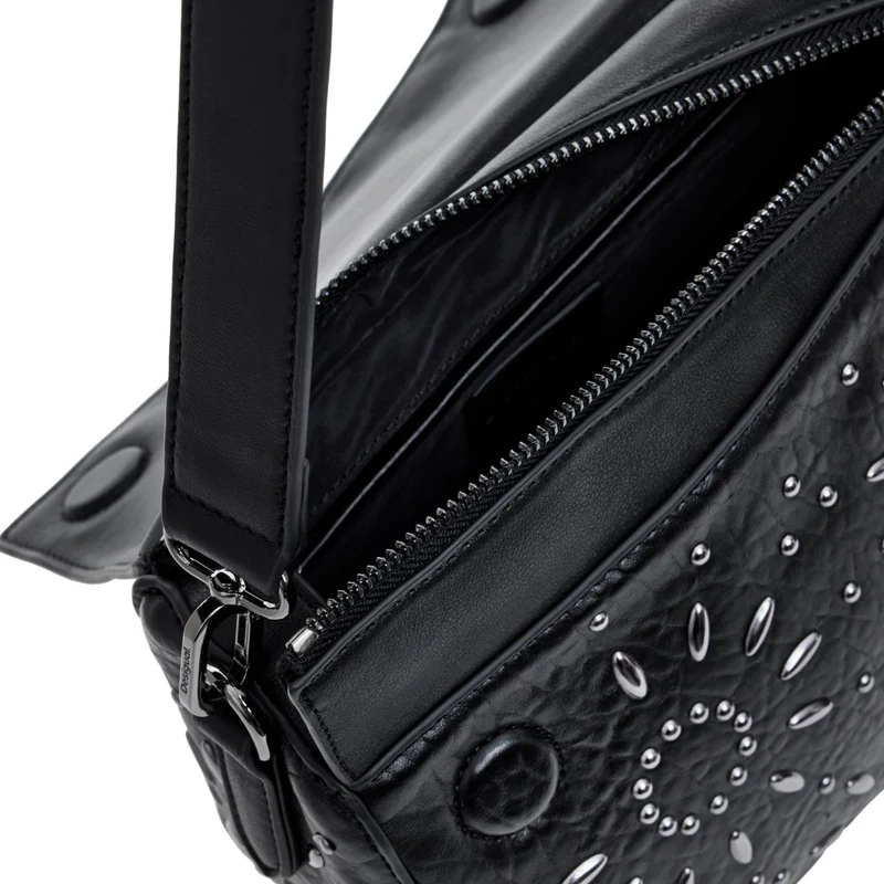 Desigual Metal Dandelion Phuket - Bolso de hombro Mini (black)