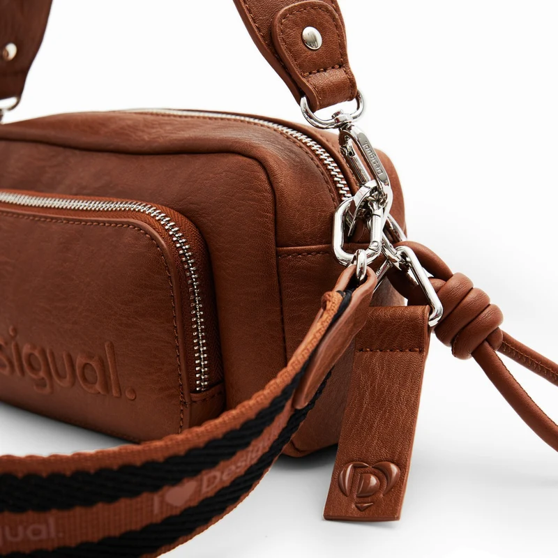 Desigual Half Logo - Bolso bandolera 22 cm (cuero west)