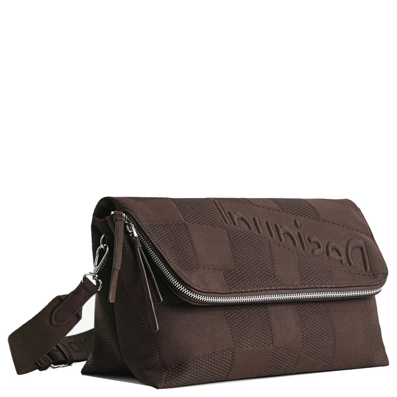 Desigual Bag Ola Ola Venecia - Bolso bandolera 30 cm (brown)