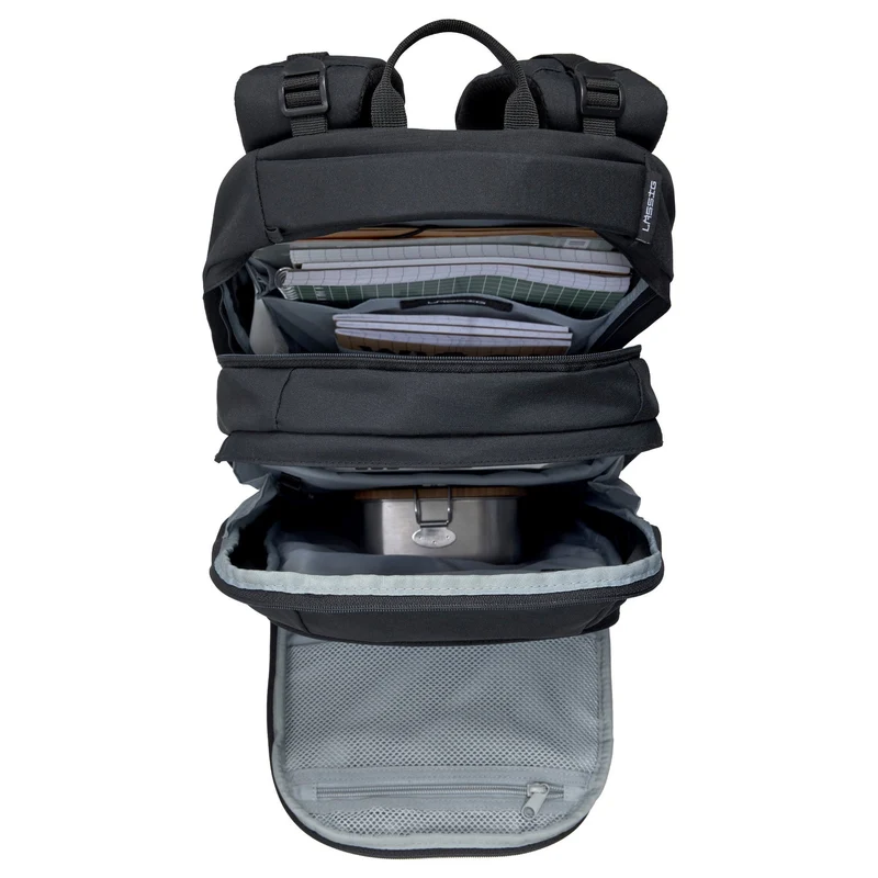Lässig Bold Origin - Mochila escolar 46.5 cm (Black)