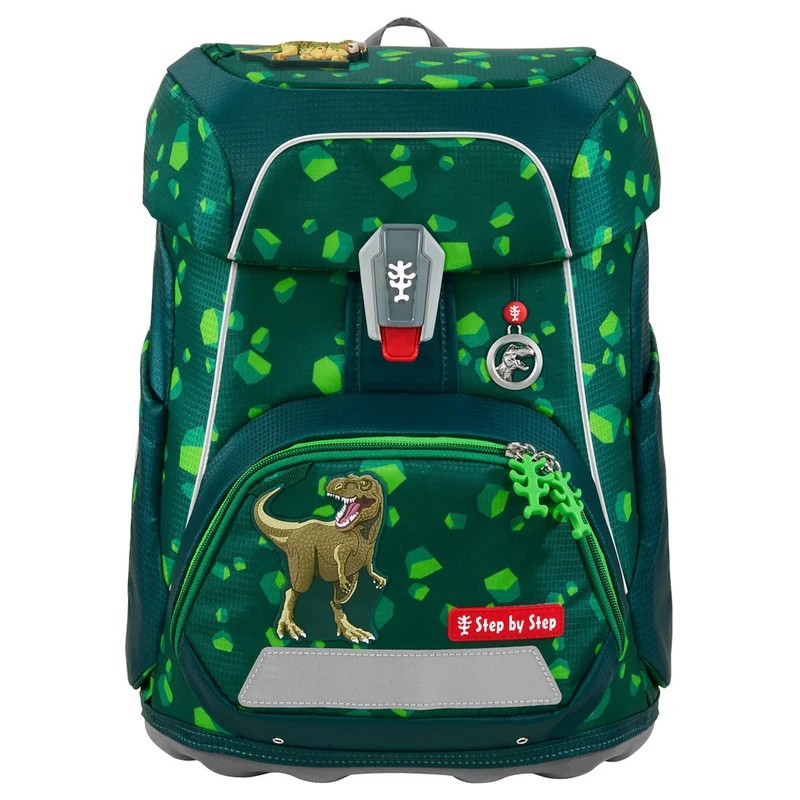 Step by Step Fit - Set de mochila escolar 5 pzas. (Dino Targo)