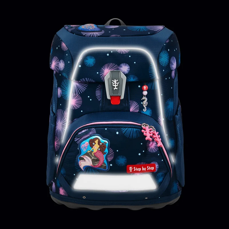 Step by Step Fit - Set de mochila escolar 5 piezas (Mermaid Delia)