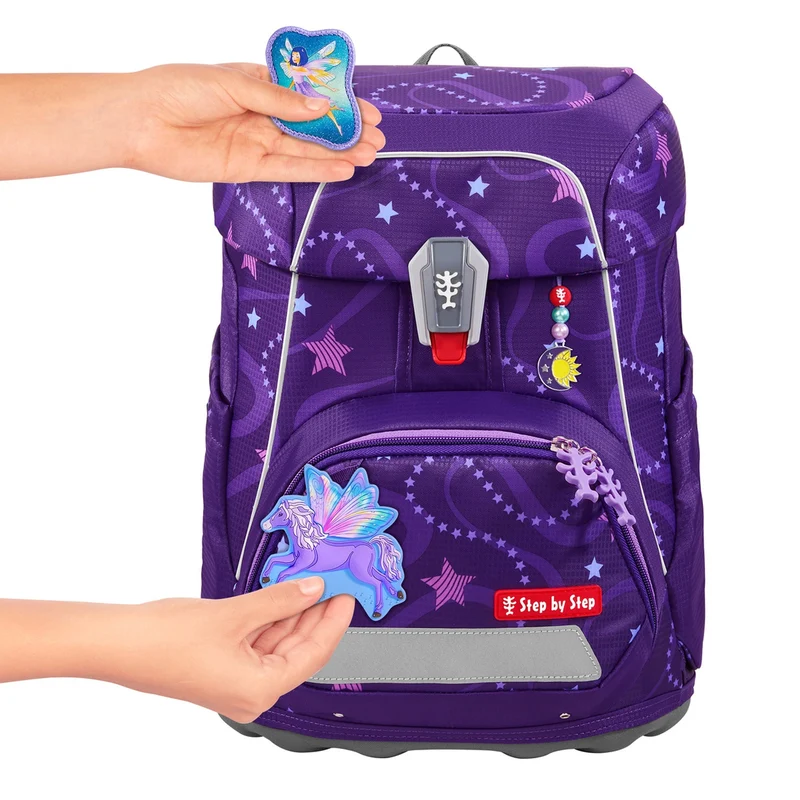 Step by Step Fit - Set de mochila escolar 5 pzas. (Pegasus Emily)