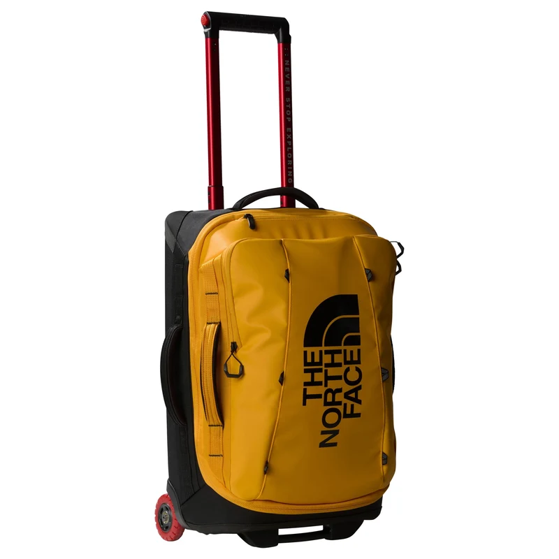 The North Face Base Camp Rolling Thunder 22 - Bolsa de viaje con ruedas 56 cm (summit gold-tnf black)