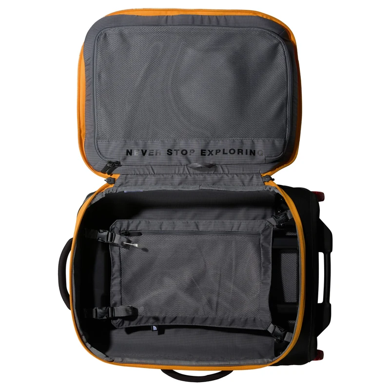 The North Face Base Camp Rolling Thunder 22 - Bolsa de viaje con ruedas 56 cm (summit gold-tnf black)