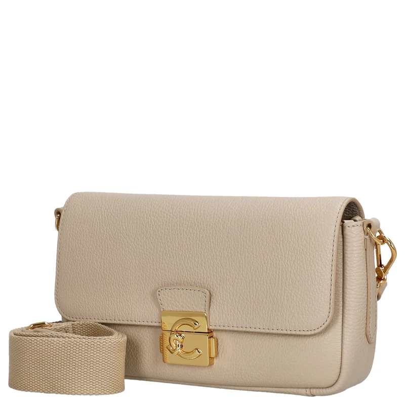 Coccinelle C-Me Lock Medium - Bolso de hombro 24 cm (sandshell)