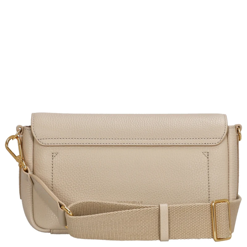 Coccinelle C-Me Lock Medium - Bolso de hombro 24 cm (sandshell)