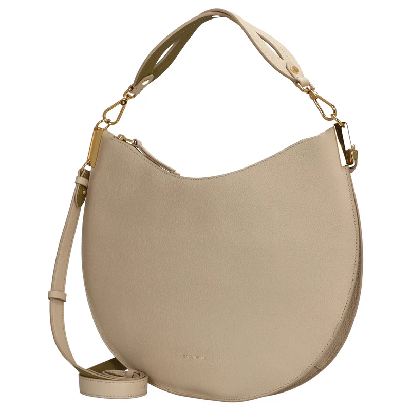 Coccinelle Sunup - Bolso de hombro 38 cm (sandshe/seagras)