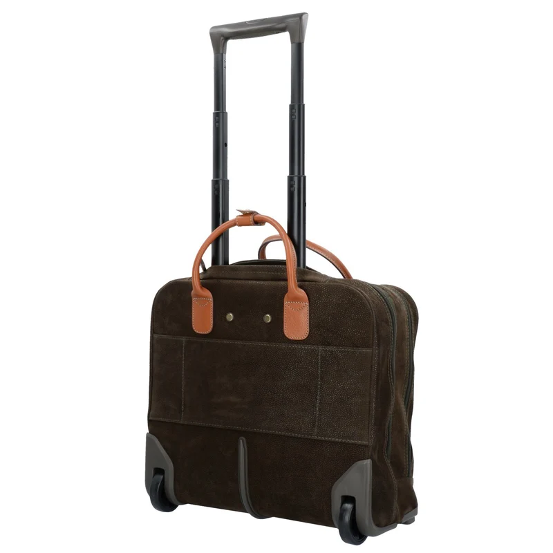 Brics Life - Trolley de negocios con 2 ruedas 41 cm (olive)