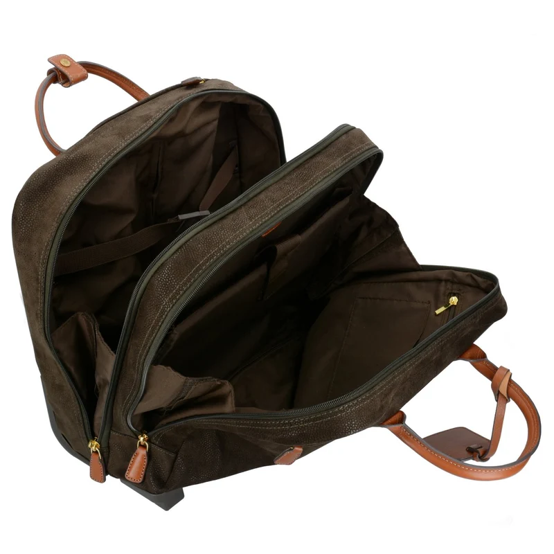 Brics Life - Trolley de negocios con 2 ruedas 41 cm (olive)