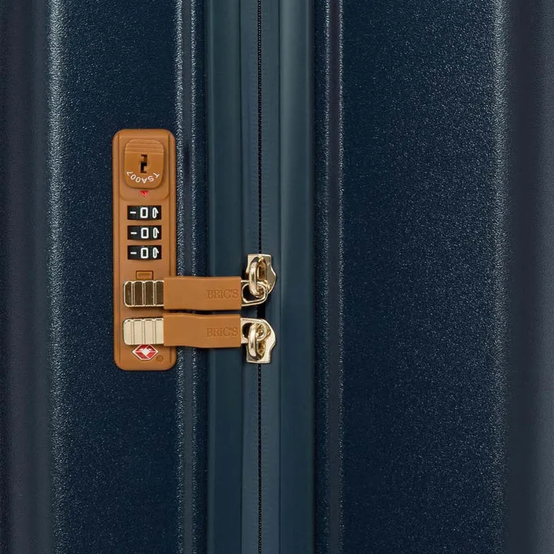 Brics Amalfi - Trolley de cabina con 4 ruedas S 55 cm (blue)