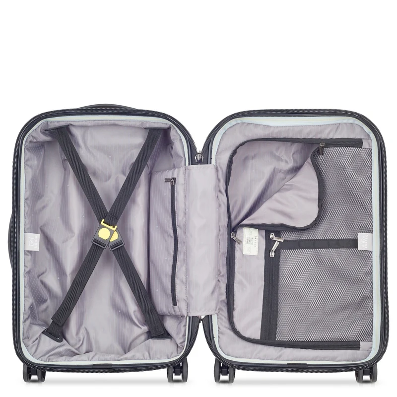 Delsey Paris Karat 2.0 - Trolley de cabina con 4 ruedas S 55 cm (hellgelb)