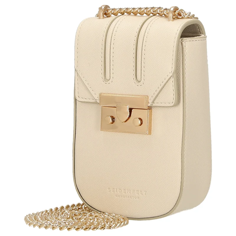 Seidenfelt Roros Mobile - Bolso bandolera 18 cm (beige/gold)