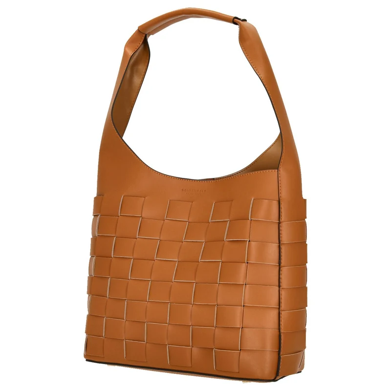Seidenfelt SFM204 - Bolso bandolera 30 cm (caramel/gold)