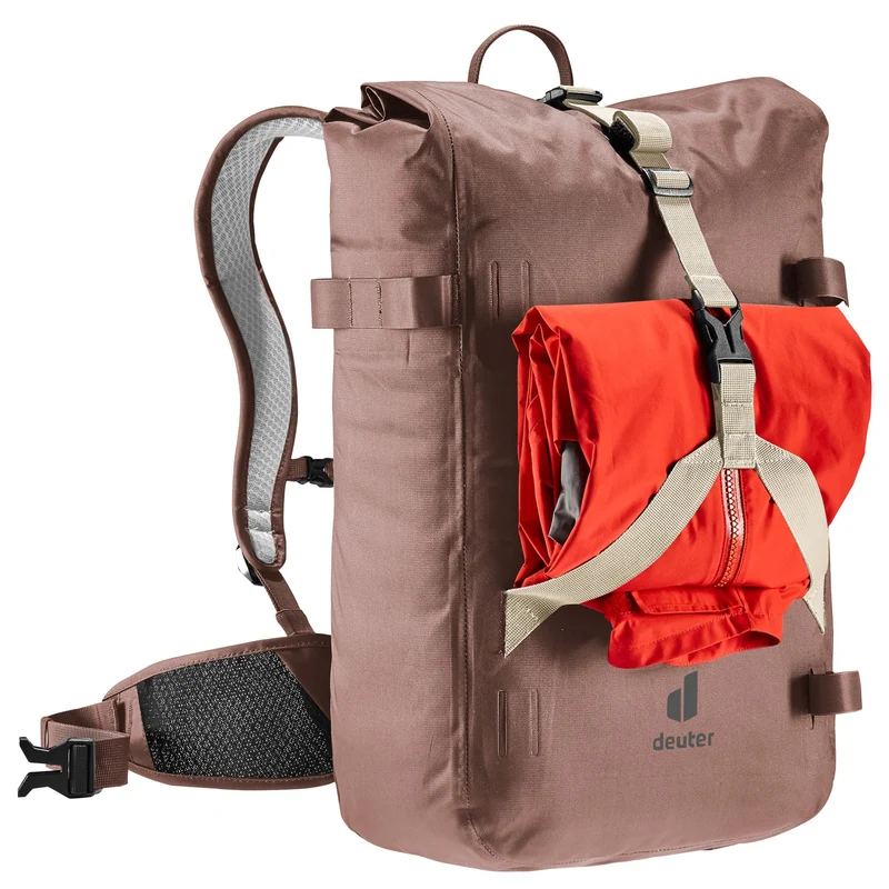 Deuter Amager 25+5 - mochila impermeable para bicicleta 15" 48 cm (raisin)