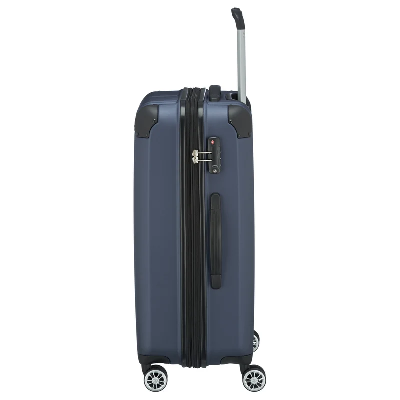 Travelite City - Trolley de 4 ruedas erw. M 68 cm (marine)